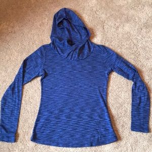 Columbia sportswear blue purple space dye hoodie S